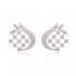 Beautifully Crafted Diamond Pendant Set with Matching Earrings in 18k gold with Certified Diamonds - PD1383P